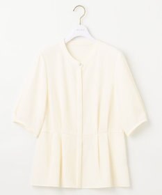 ANY SIS 【接触冷感・UVカット・速乾】コンフォートビューティサテン ブラウス