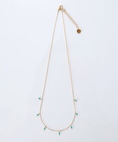 Phoebe 【金属アレルギー対応】カラージェムステーションネックレス/天然石/サージカルステンレス