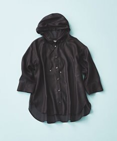 23区 S ソフトシアーフィルム ドロストフード シャツ