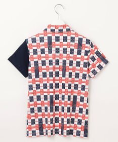 23区GOLF 【WOMEN】【吸水速乾/UVカット】フィールドチェック柄ポロシャツ