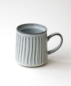 たち吉 【たち吉】粉引しのぎマグ（ストライプ）〈１個〉波佐見焼