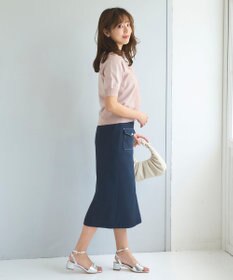 Feroux 【ご好評につき今季も登場！】チュールコンビパフスリーブ ニット