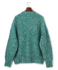 J.PRESS MEN 【J.PRESS ORIGINALS】SHETLAND WOOL SHAGGY MOULINET COLOR SADLE CARDIGAN / JAPAN MADE