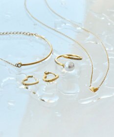 Phoebe 【金属アレルギー対応】カラージェムステーションネックレス/天然石/サージカルステンレス