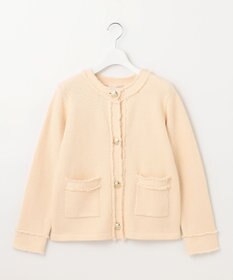 Feroux 【ONWARD CROSSET MAG掲載】ツイードライクニット ジャケット