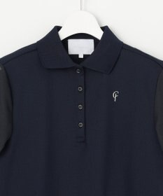 23区GOLF 【23Fondation/WOMEN】シアー袖 ニットポロ