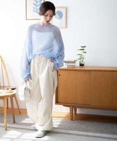 WEGO モヘアライクニットプルオーバー