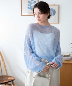 WEGO モヘアライクニットプルオーバー