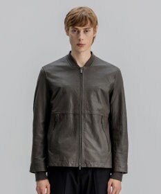 JOSEPH HOMME 新素材【シャツ感覚で羽織れる軽さ】シュリンクエアレザー　ブルゾン