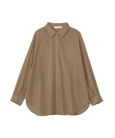 AMERICAN HOLIC 【イージーケア】シアーラウンドシャツ