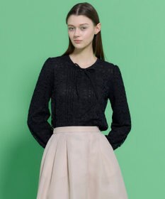 TOCCA GARDEN OF LACE BLOUSE ブラウス ブラック系