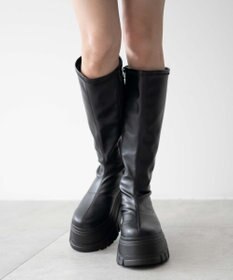 WEGO 厚底ボリュームロングブーツ