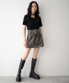 WEGO 厚底ボリュームロングブーツ