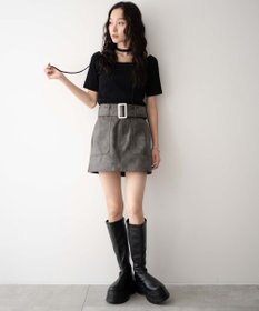 WEGO 厚底ボリュームロングブーツ