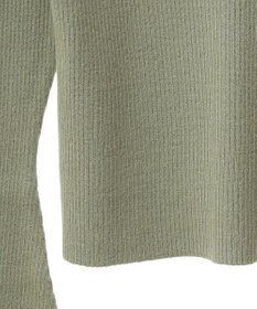 Green Parks ・ｓｗｉｎｇ　ｂｙ　袖パールボタンハイネックニット