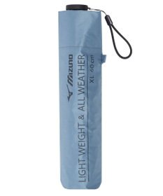 MOONBAT 【WEB限定】MIZUNO  (ミズノ)  BIGロゴ 無地 日傘 折りたたみ傘 パラソル 晴雨兼用 軽量 一級遮光 遮熱効果 遮光率100% UV遮蔽100%