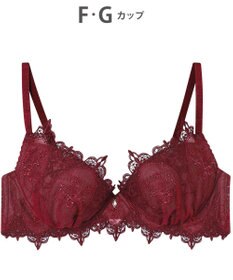 AMPHI ブラジャー 谷間メイク カップ上辺が浮きにくい Gカップまで対応 大きいサイズ 【Glama-Rich グラマリッチ ボリュームUPタイプ】 ブラ BYJ306 アンフィ／ワコール