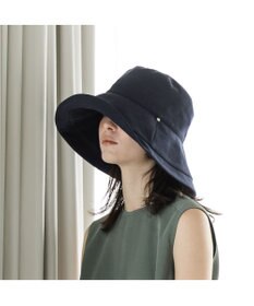 MOONBAT 【一級遮光/UVカット】UVラフィネハット（つば広タイプ） 速乾/接触冷感/手洗いOK/サイズ調整可能/抗菌防臭加工