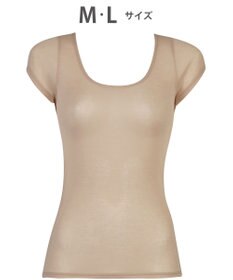 WACOAL インナー 【薄い軽い涼しい】 2分袖 半袖 綿混素材 抗菌防臭 吸汗速乾性 通気性 肌着 レディース CLC291 /ワコール