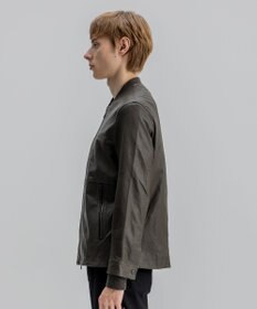 JOSEPH HOMME 新素材【シャツ感覚で羽織れる軽さ】シュリンクエアレザー　ブルゾン