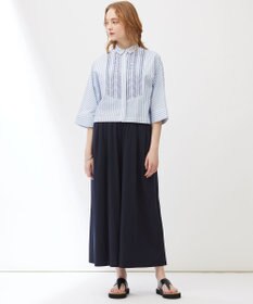 23区 【Indian Factory】コットンポプリン タックディテール シャツ