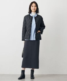 J.PRESS LADIES BEZ ドビーストライプ シャツカラー ブラウス