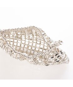 UNBILLION カシュカシュ cachecache / メタリック竹ビーズ手提げバッグ