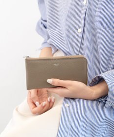 blancle シュリンクレザー Lジップ ロングウォレット