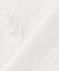 J.PRESS LADIES 【洗える】スパンコール Ｔシャツ