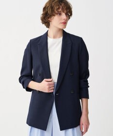 uncrave ウォッシャブルドライサップ ジャケット ネイビー