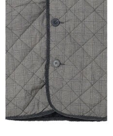 Green Parks キルティングノーカラーブルゾン