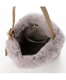 UNBILLION cachecache エコファーワンハンドルミニトートバッグ