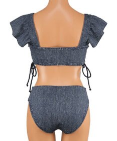 San-ai Resort（三愛水着楽園） ショルダーフリルノンワイヤービキニ 9M 　【San-ai Resort（サンアイリゾート）】