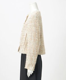 23区 【GOLD LABEL】スパングルMIXツイード ショートジャケット
