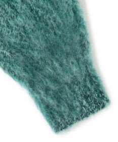 J.PRESS MEN 【J.PRESS ORIGINALS】SHETLAND WOOL SHAGGY MOULINET COLOR SADLE CARDIGAN / JAPAN MADE