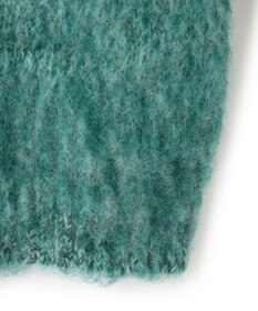 J.PRESS MEN 【J.PRESS ORIGINALS】SHETLAND WOOL SHAGGY MOULINET COLOR SADLE CARDIGAN / JAPAN MADE