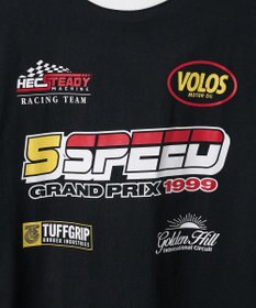 WEGO 【ユニセックス着用ITEM/手洗い可/MLサイズ】レーシングロゴTシャツ