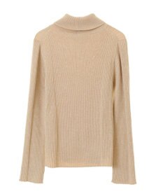 earth music&ecology ラメタートルネックニットプルオーバー