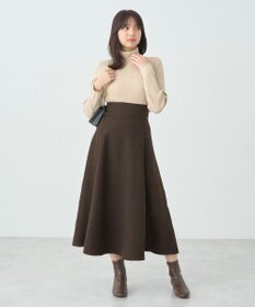 earth music&ecology ラメタートルネックニットプルオーバー