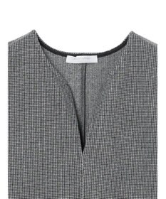 Green Parks 柄圧縮ポンチキーネックジャンスカ