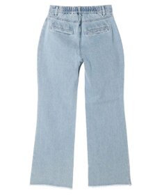 earth music&ecology フロントポケットフレアデニム