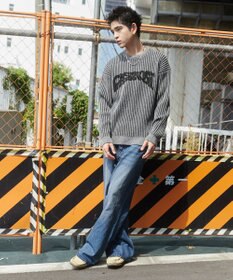 WEGO ヴィンテージライクグラフィックプルオーバー