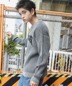 WEGO ヴィンテージライクグラフィックプルオーバー