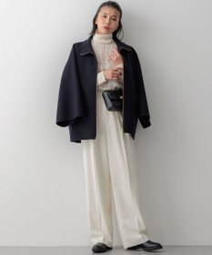 23区 【Oggi1月号/CLASSY.11月号掲載】ウーステッドウール リブタートルネック ニット