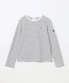 組曲 KIDS 【150-160cm】長袖ボーダー Tシャツ