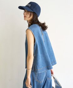 UNFILO L UNFILO DENIM LIGHT ノースリーブブラウス