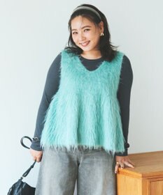 UNFILO L 【野呂佳代さん着用】コットンカシミヤ クルーネックカットソー