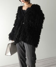 Green Parks フリンジニットカーディガン