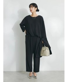 CRAFT STANDARD BOUTIQUE ８分丈ウエストタックオールインワン