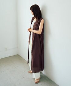YECCA VECCA ドライタッチシアードロストワンピース